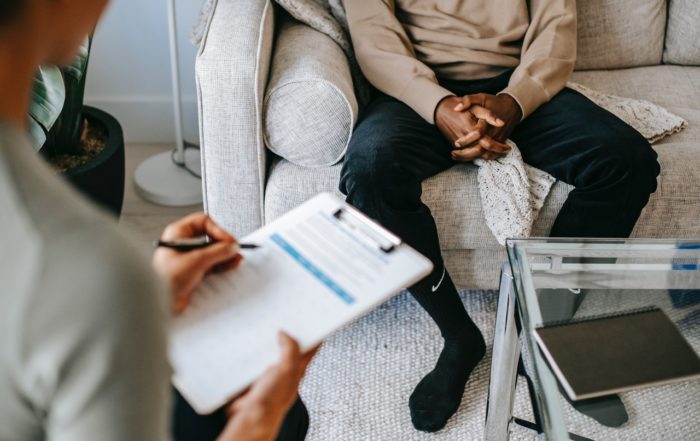 man in therapy for Suboxone